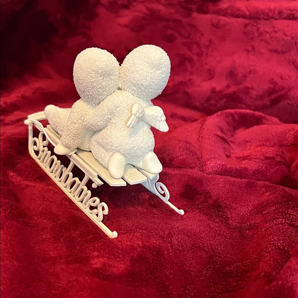 Department 56 Snowbabies on White Sled - Picture 3 of 6